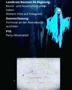 Halloween Party Nebelschütz Informationen